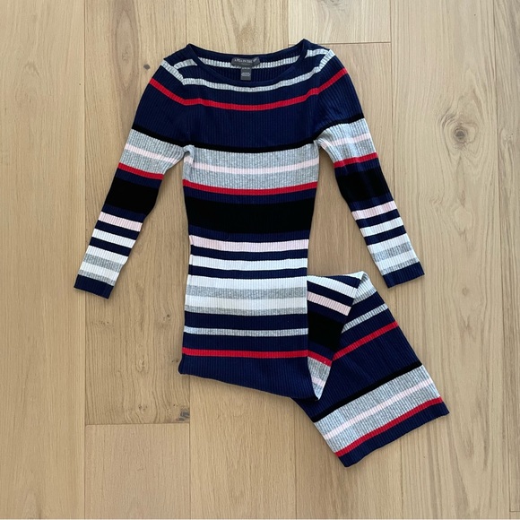 Striped Maternity Dress - Picture 1 of 5